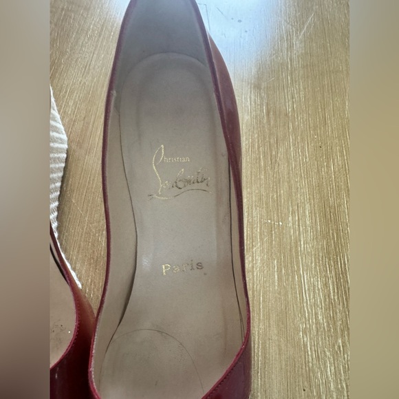 Christian Louboutin Red Wedges - Size 7 - Picture 3 of 15